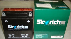 аккумулятор SkyRich 12N5L-BS 12V 5Ah (115*60*125)