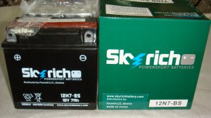 аккумулятор SkyRich 12N7-BS 12V 7Ah (134*74*133)