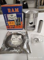 Поршень в зборі Jawa 250 (палець 15mm) (65,00) (65,25) (65,50mm)(Тайвань) ЯВА