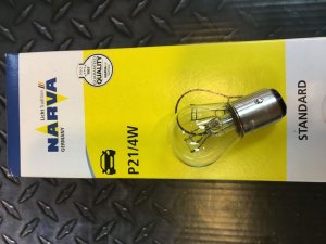 Лампа P 21|4W NARVA