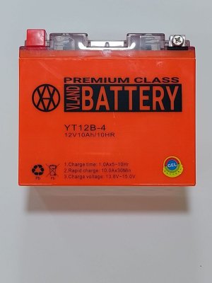 акумулятор гелевий 12V 10Ah YT12B-4 VLAND (Тайвань) 150*130*70