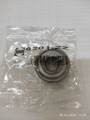 Підшипник SNR 6201ZZ закритий